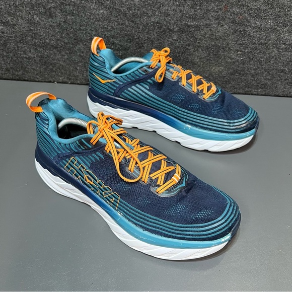 HOKA ONE ONE BONDI 6 BLACK IRIS / STORM BLUE RUNNING SHOES - Men’s Size 11.5 main image 9